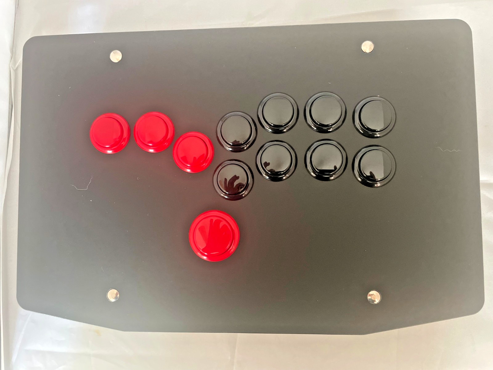 RAC-J500B DIY Hitbox Kit – All Button Panel + Joystick for Arcade Builds