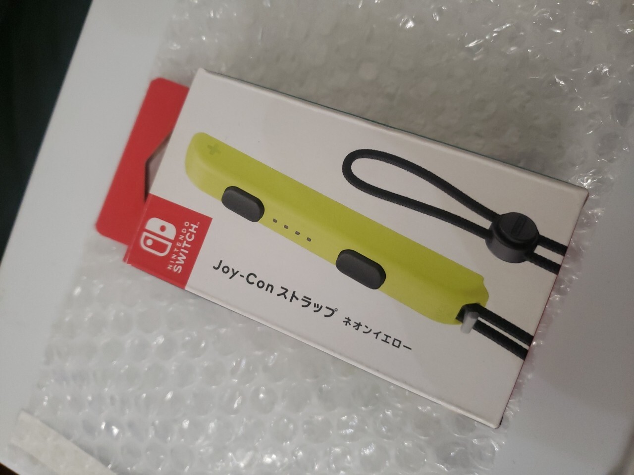 Nintendo Switch Joy Con NEON YELLOW Wrist STRAP, !!!RARE!!!