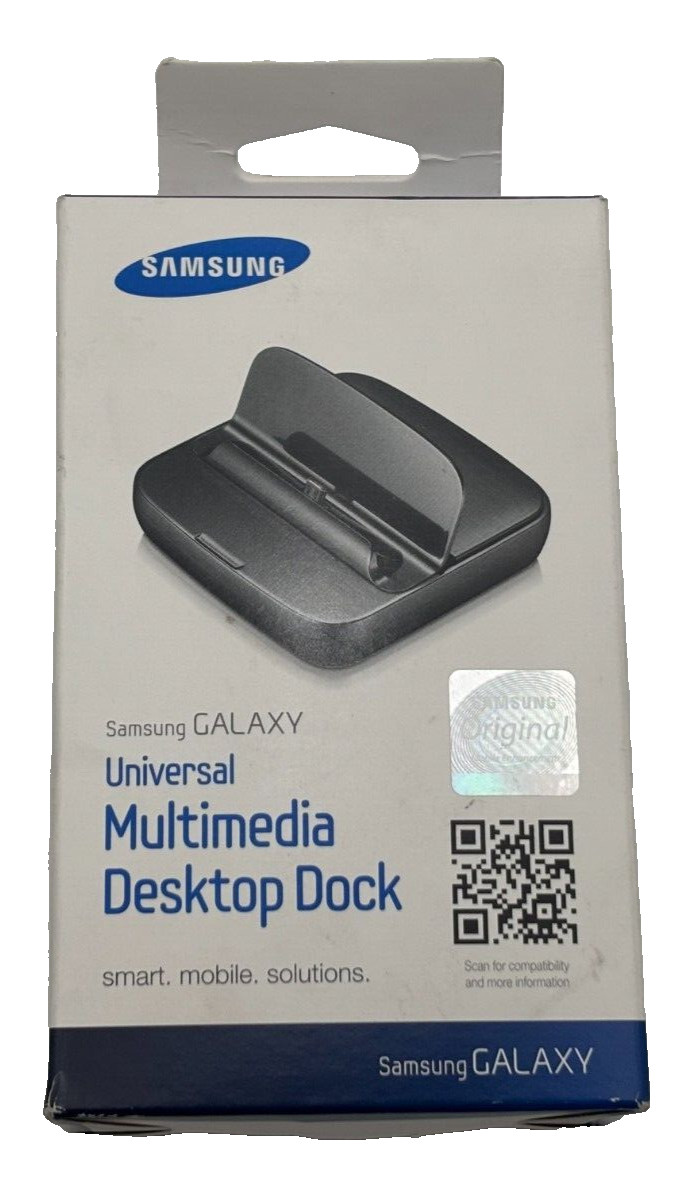 New Factory Sealed Samsung Galaxy Black Universal Multimedia Desktop Dock