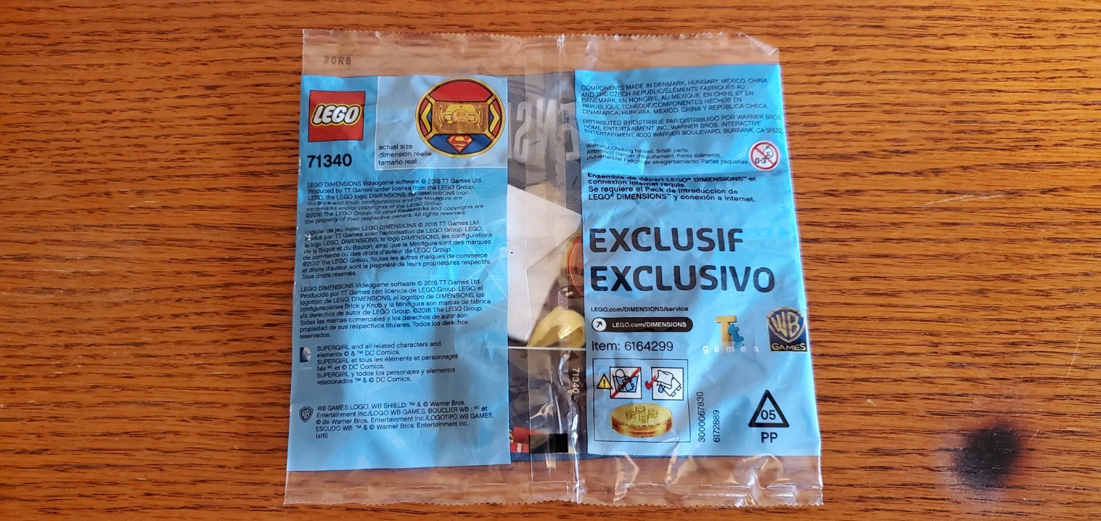 *NEW LEGO Dimensions Supergirl Ps4 Exclusive Polybag Character Figure Pack 71340