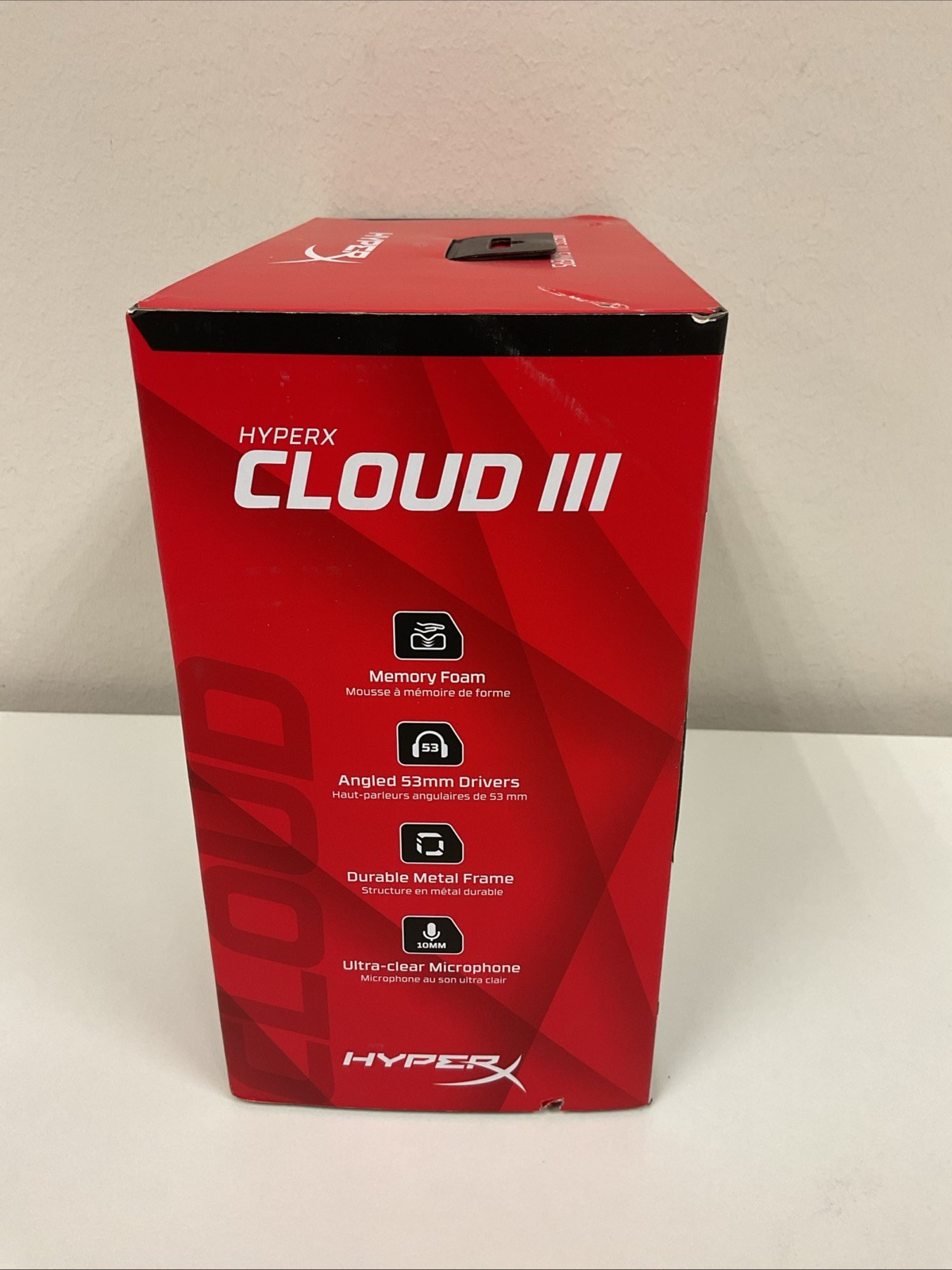HyperX Cloud III Over-Ear Gaming Headset – Black/Red