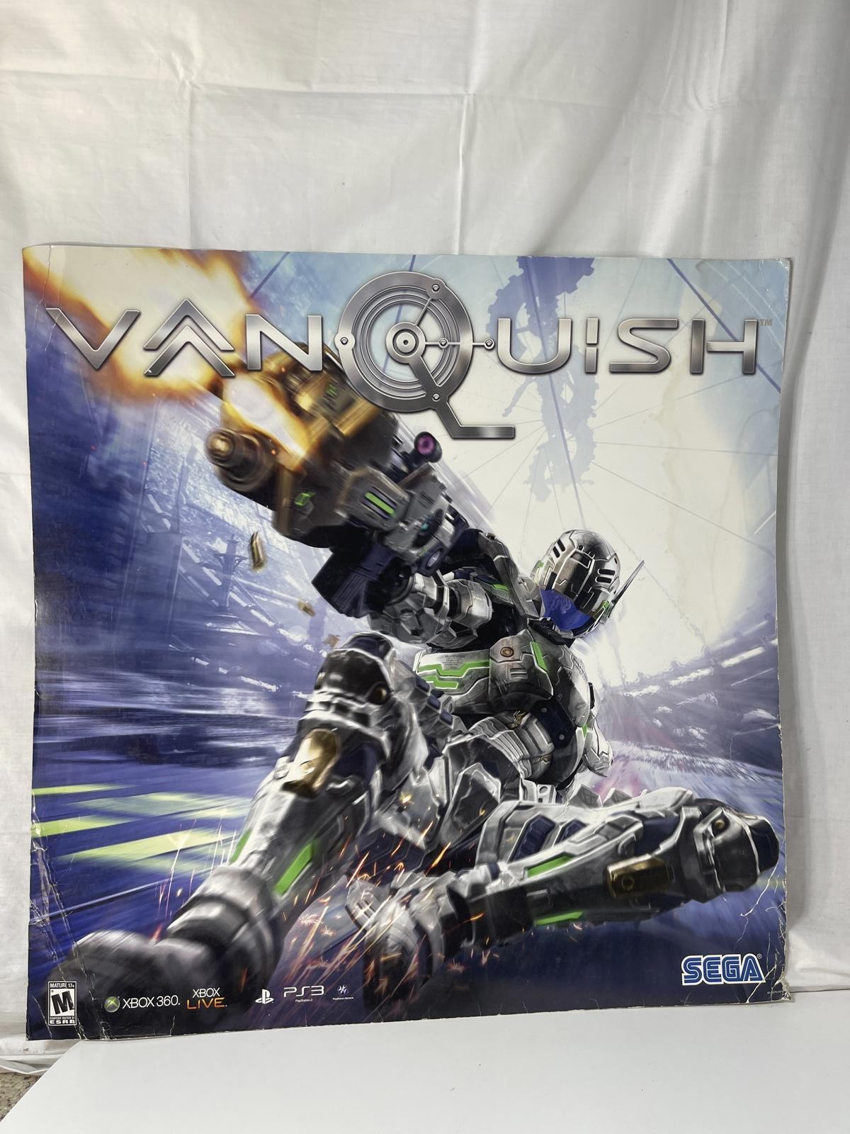 Vanquish Promotional Poster – Sega – Retro Gaming Art