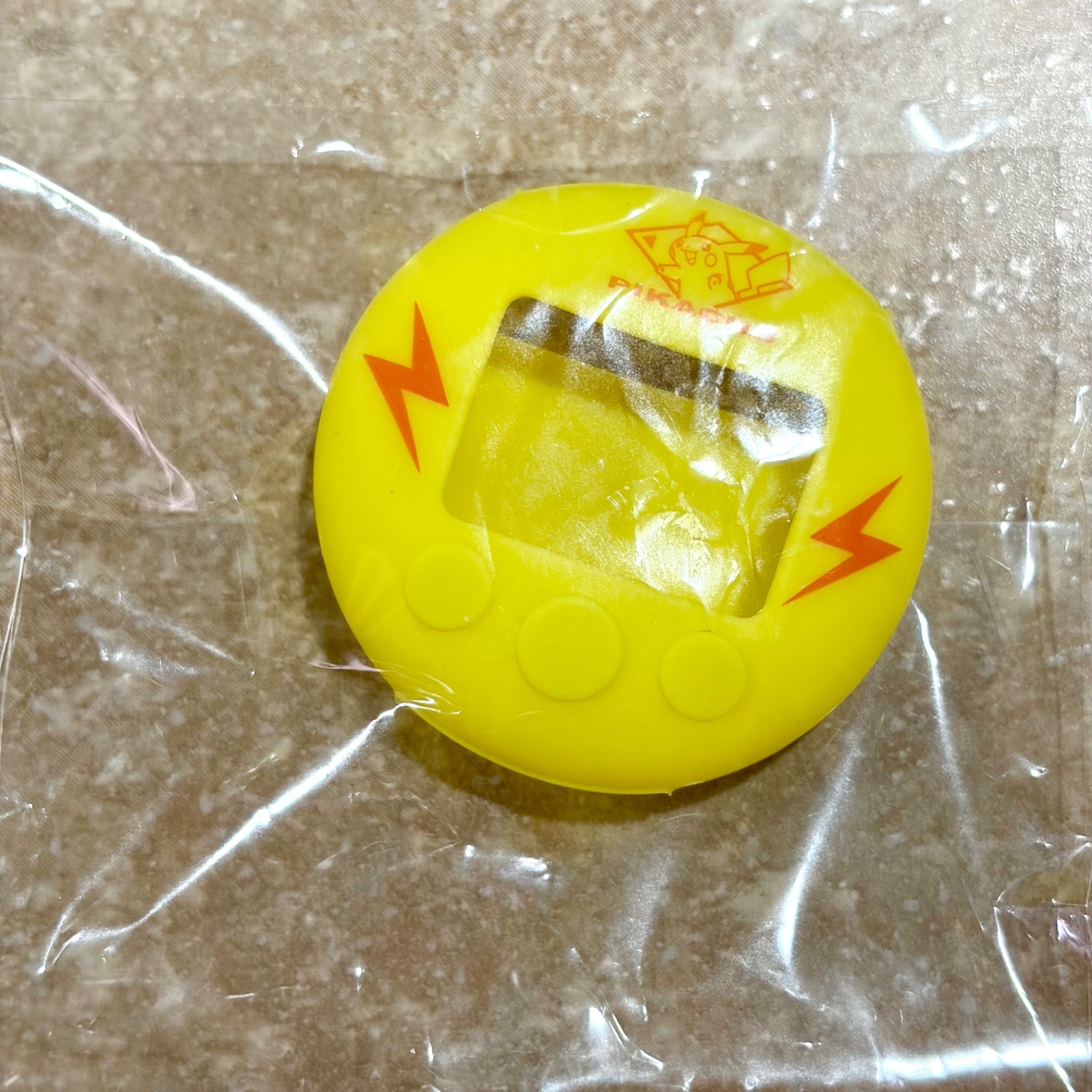 AUTHENTIC Pokewalker Silicone COVER Sleeve Pikachu Yellow Nintendo 2009 Official