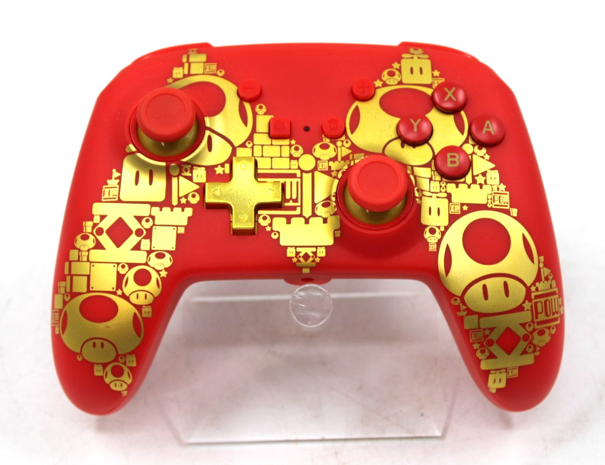 PowerA Enhanced Wired Controller for Nintendo Switch – Golden M Gamepad – Used