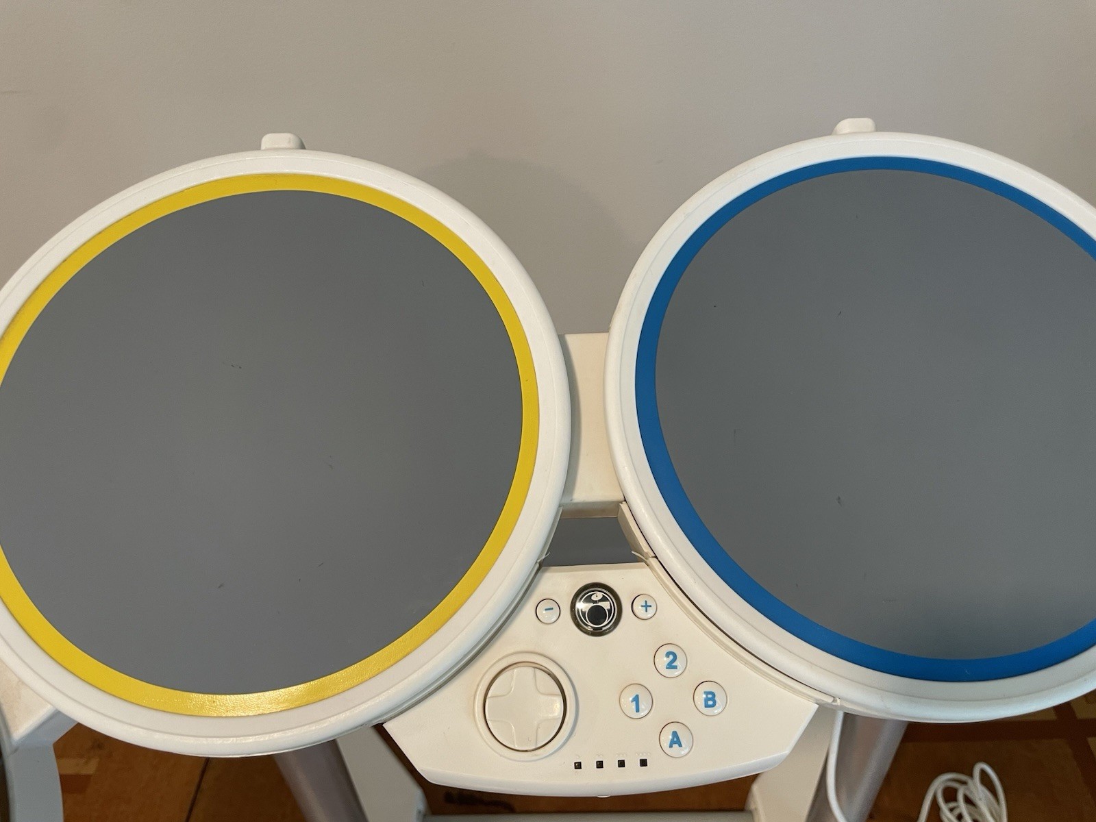 Nintendo Wii/Wii U Wired USB Drum Set Controller w/ Stand, Adjustable NO Sticks