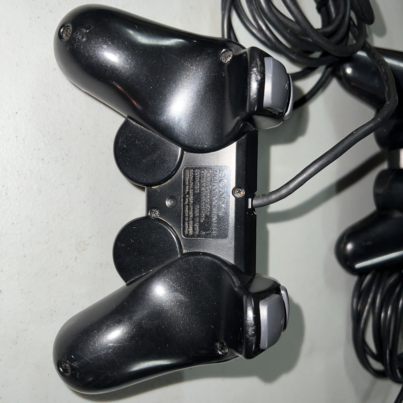 Lot Of 2 Sony PlayStation 2 DualShock2 *Original Controller Black SCPH-10010 *