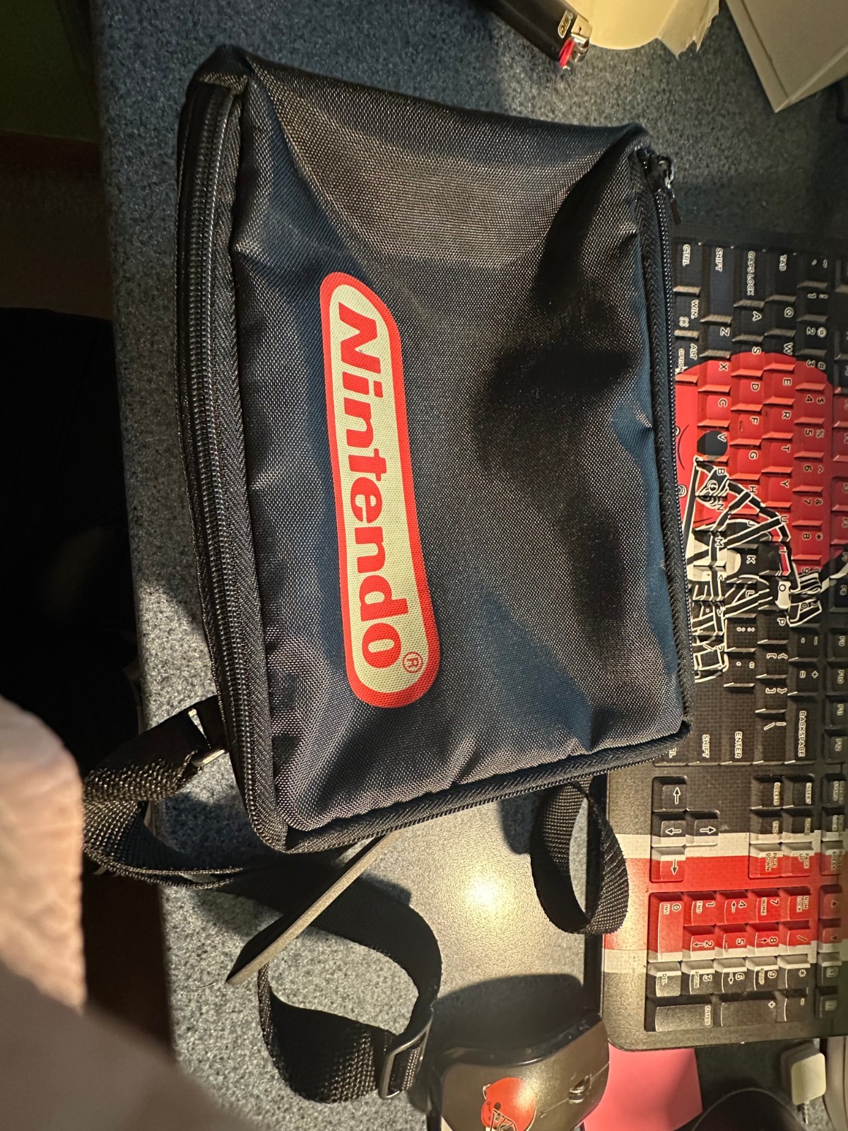 Super Nintendo Carrying Case / Travel Bag for SNES Cartridges Soft Shell