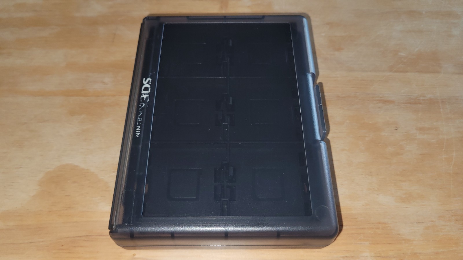 HORI 24 Game Cartridge Holder for Nintendo 3DS & DS Games – Clear Black Plastic