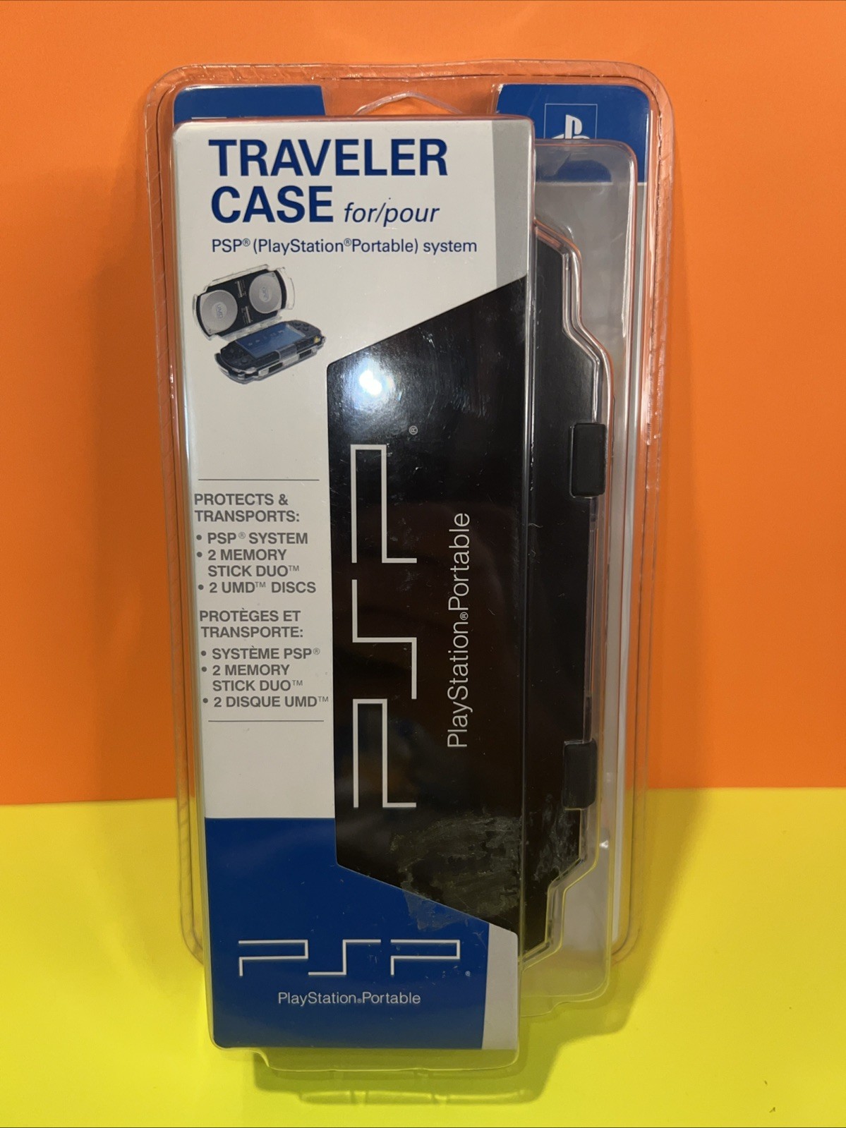 Official Sony PlayStation Portable PSP Hard Shell Traveler Case Brand New