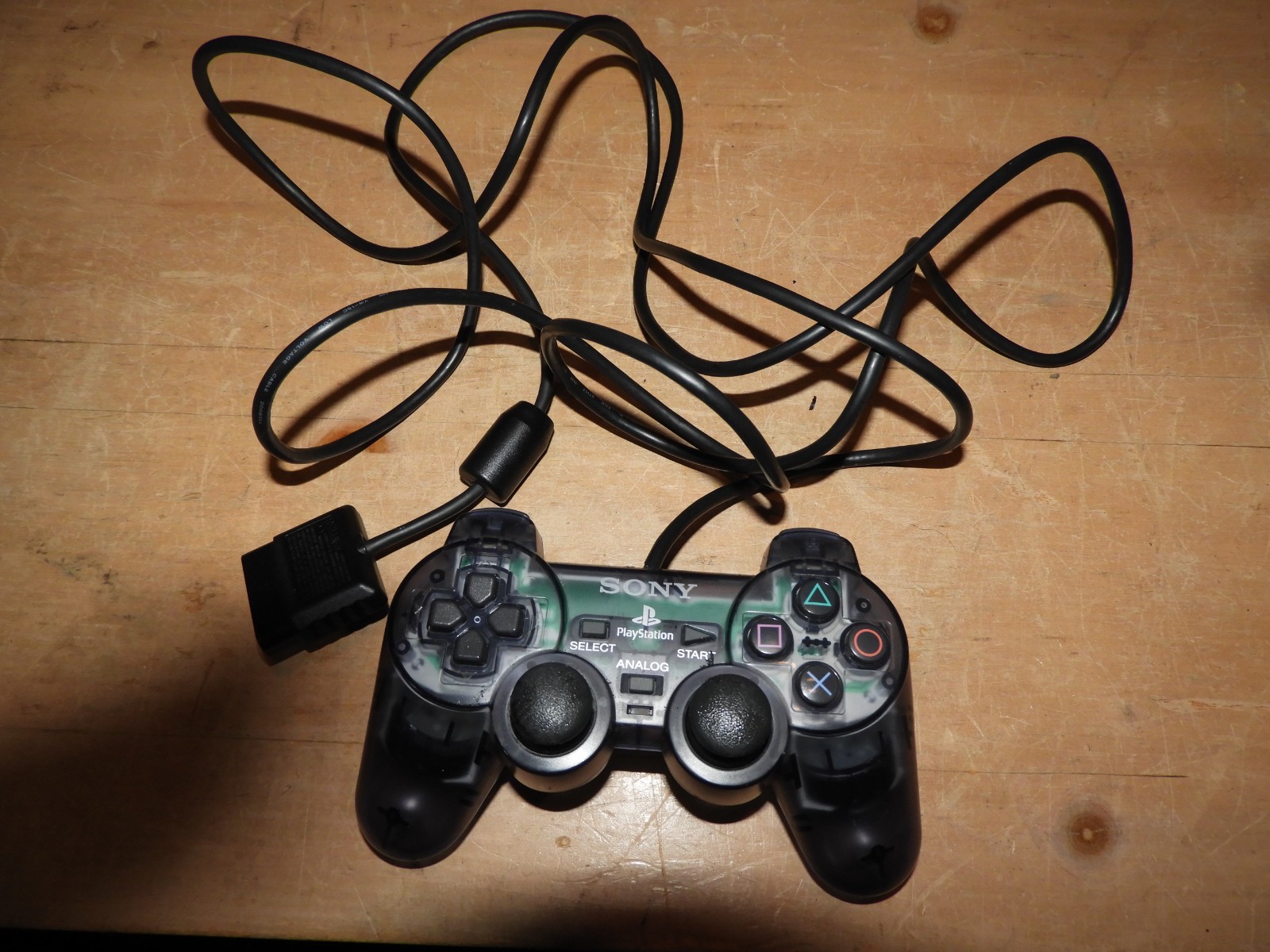 Clear Gray Controller Official Sony PlayStation 2 PS2 SCPH-10010