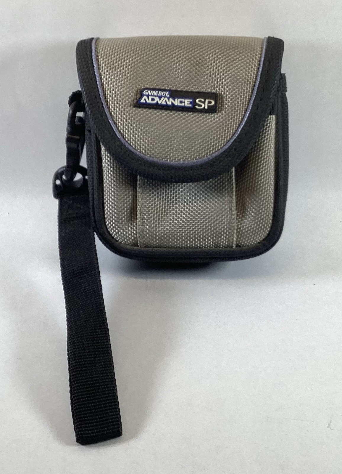 Nintendo Game Boy Advance SP GBA OEM Protective Case Gray With Carrying Strap