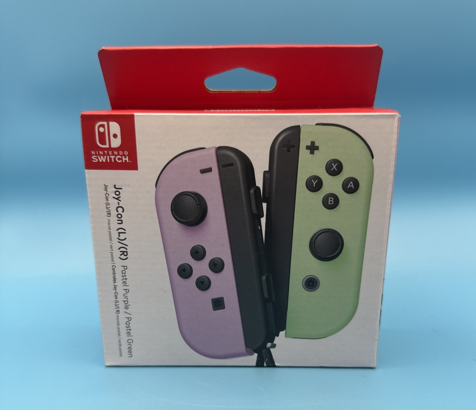 Nintendo Switch Joy Con L/R Controller Pastel Purple/Pastel Green