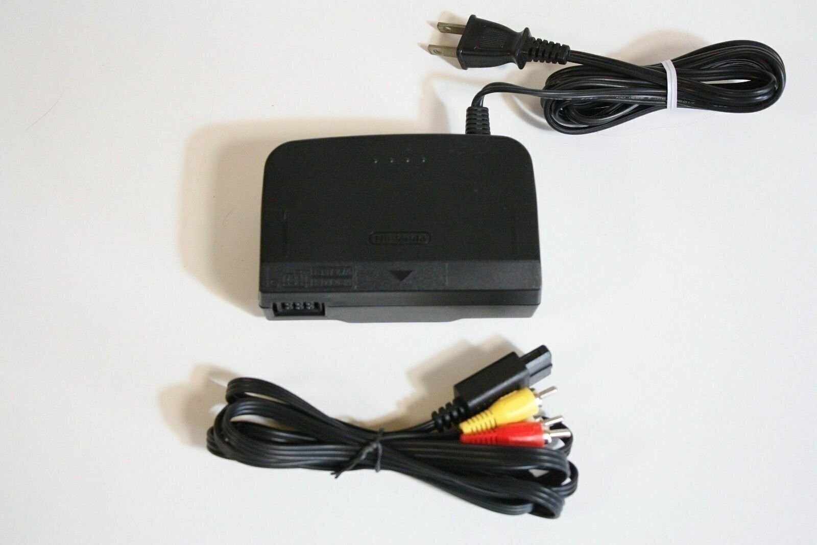 AC Adapter Power Supply & AV Cable Cord (Nintendo 64) Brand New N64 Bundle Lot