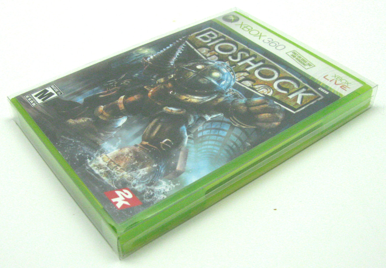 25X XBOX 360 CIB GAME – CLEAR PLASTIC PROTECTIVE BOX PROTECTOR CASE SLEEVE
