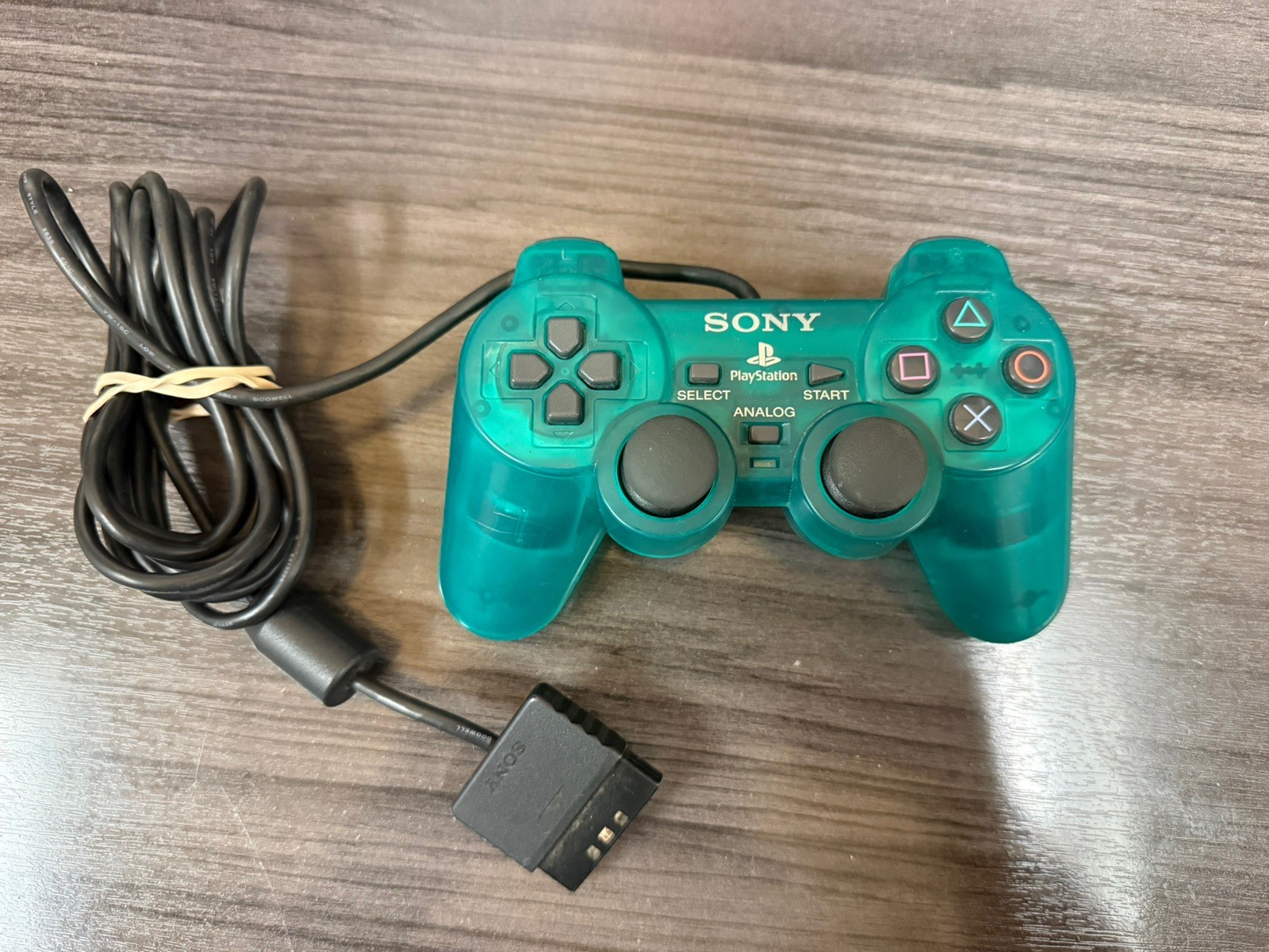 PS2 Dual Shock Analog Controller Emerald Green PlayStation 2 OEM