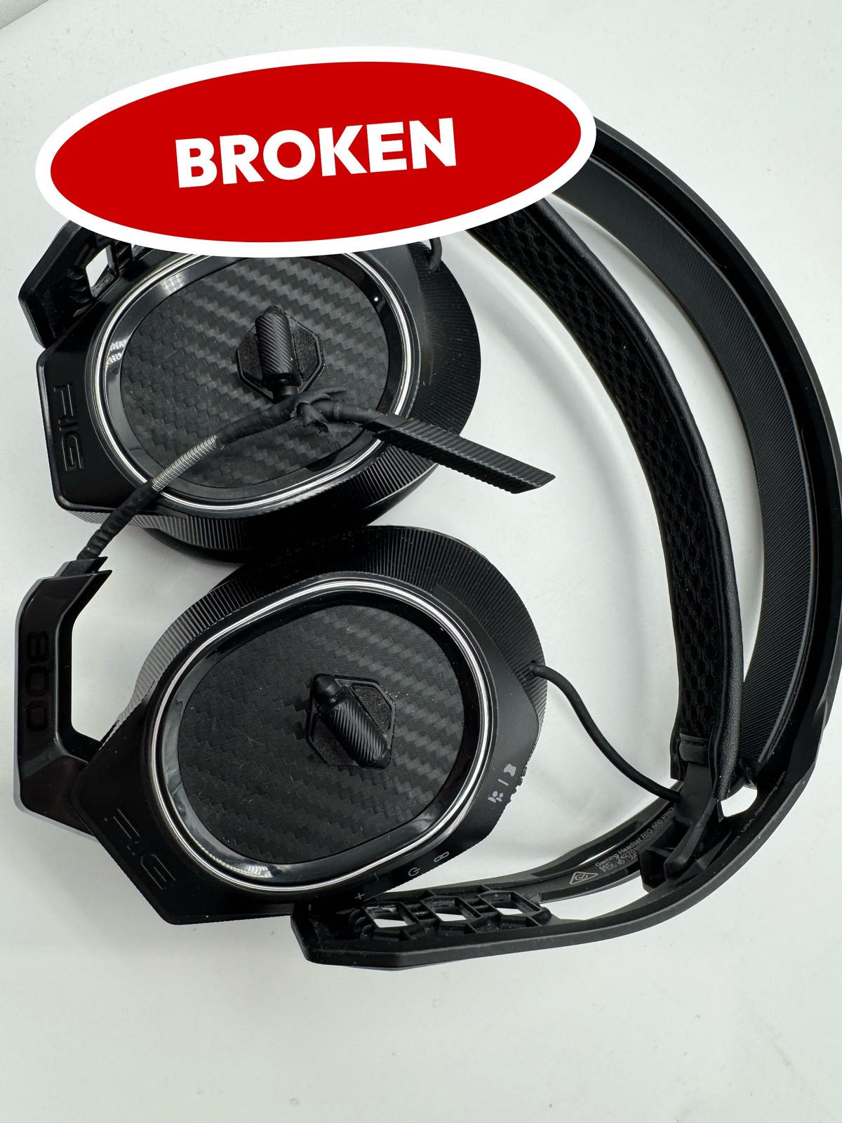 (BROKEN) RIG 800 Pro HX Wireless Gaming Headset Dolby Atmos Xbox Series X S (5)