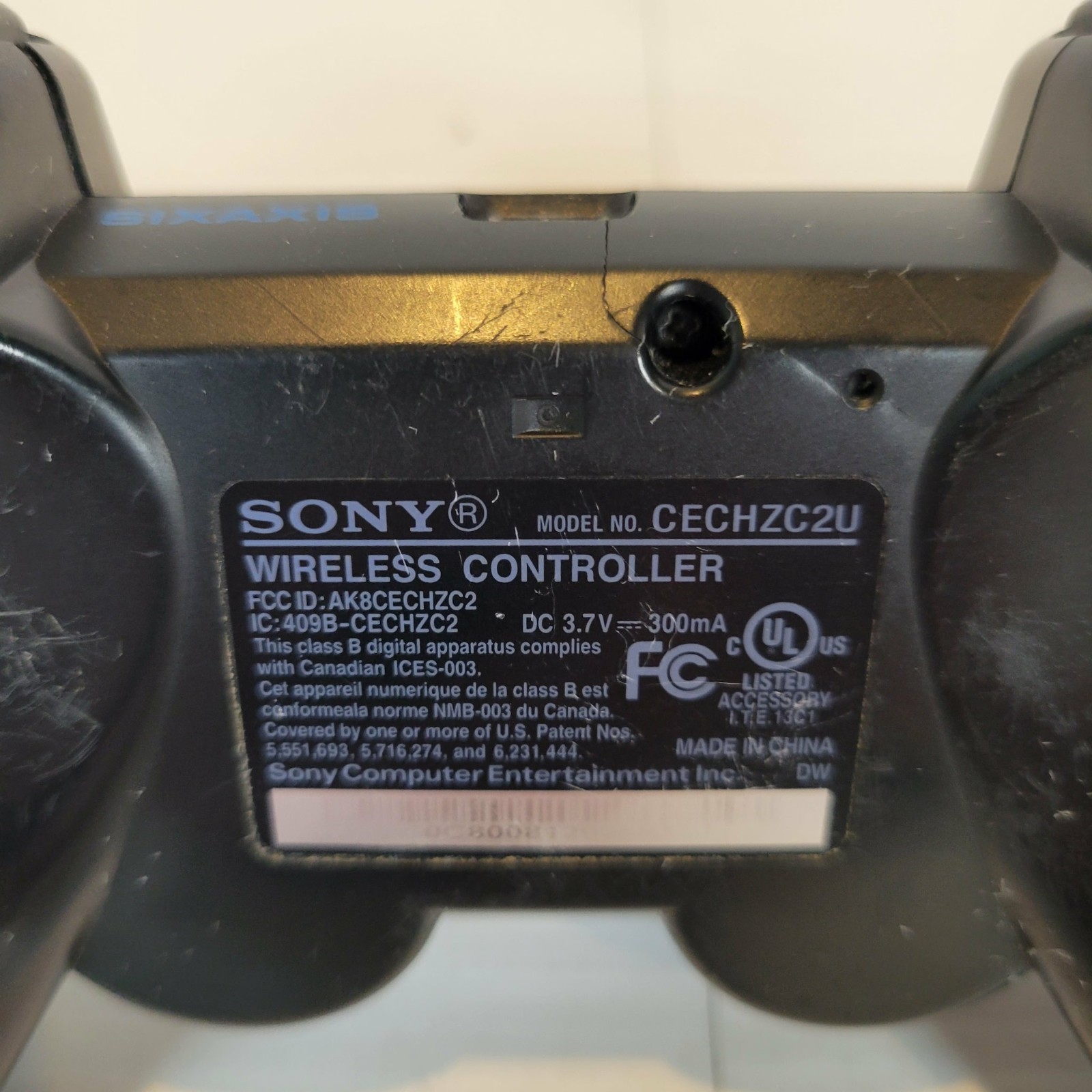 Sony PS3 DualShock 3 Wireless Controller Black OEM Tested