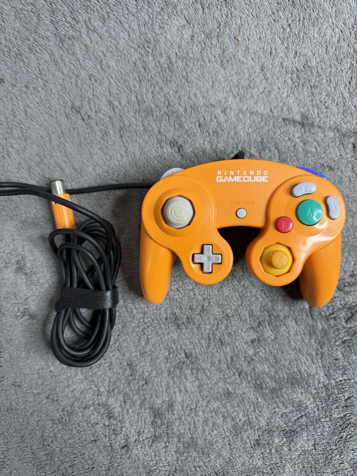 Official Nintendo Spice Orange GameCube Controller OEM DOL-003 Tested Works