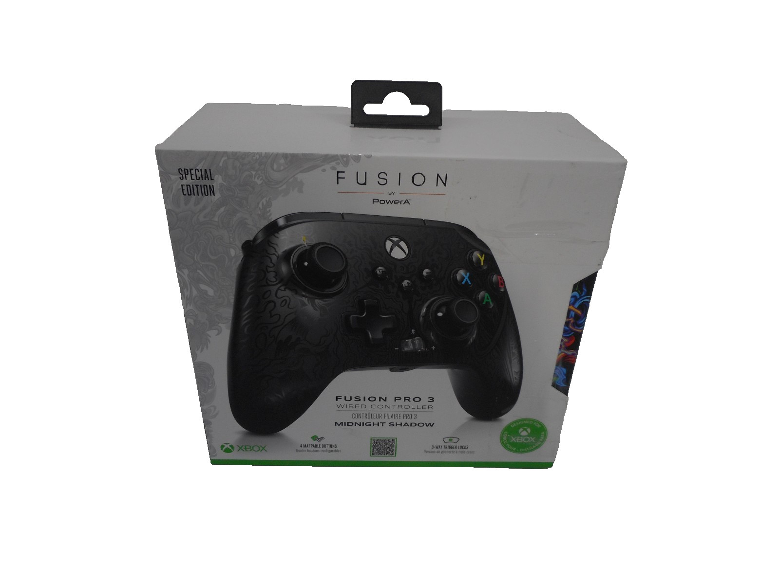PowerA Fusion Pro 3 Midnight Shadow Wired Mappable Controller for Xbox.
