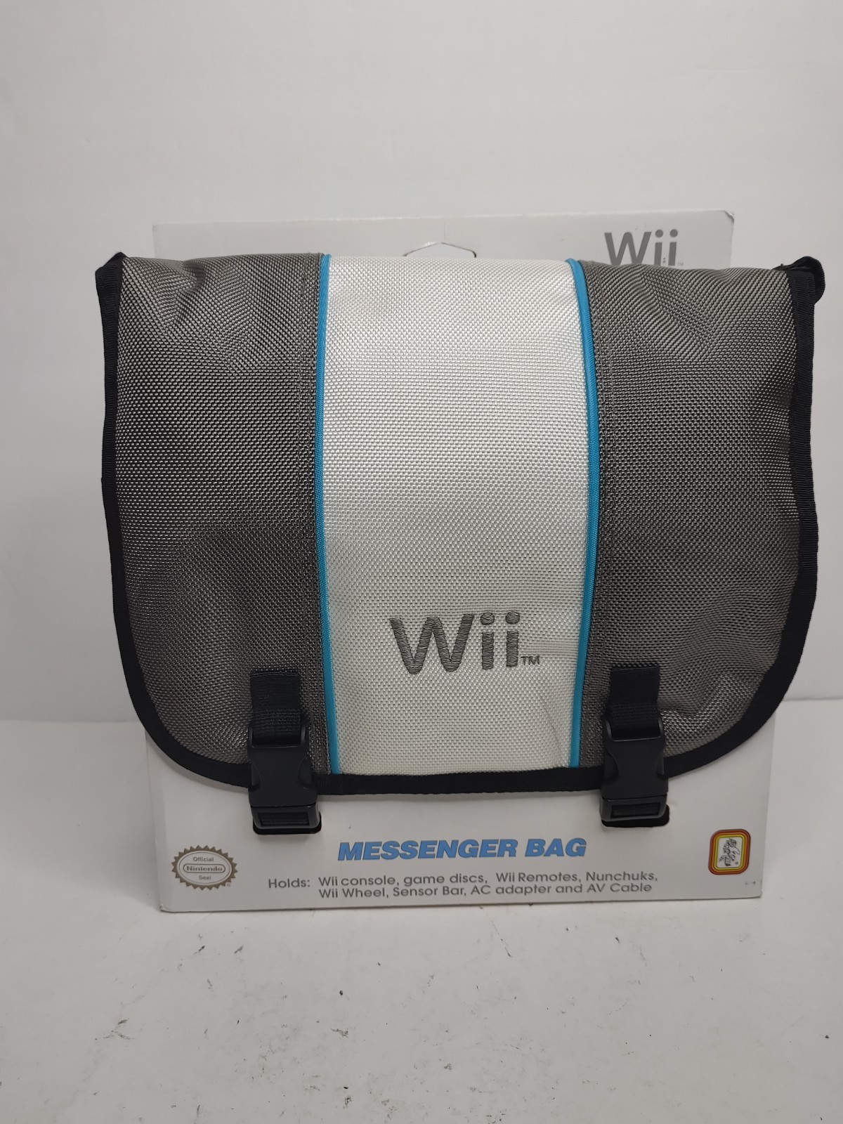 NEW Nintendo Wii Console Travel Storage Carrying Case Messenger Bag Video Game