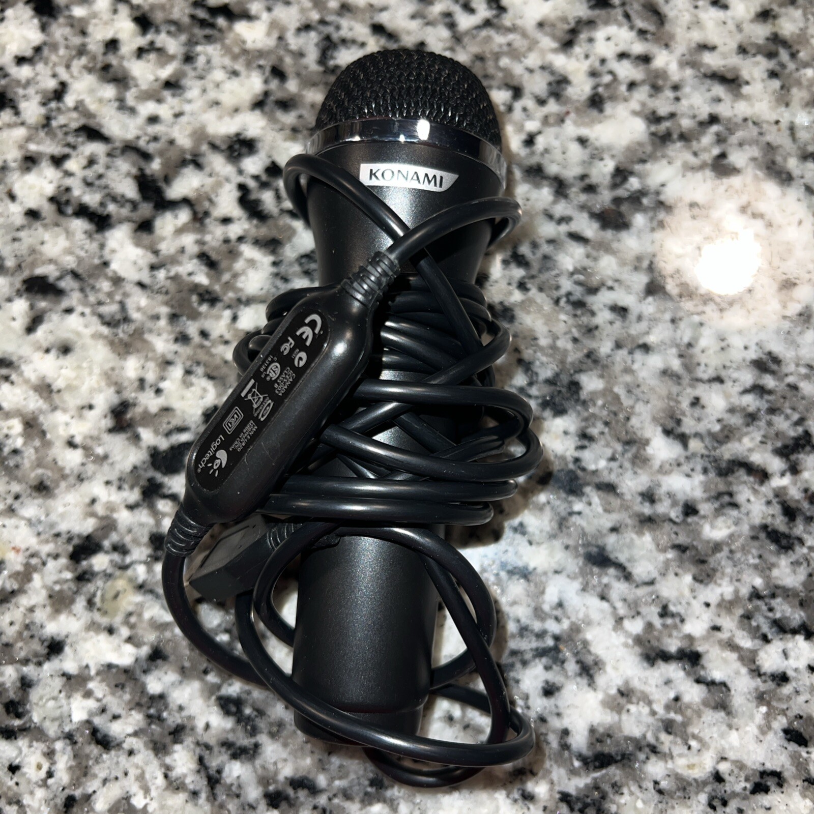 Konami Black Microphone USB E-UR20 T48 , Free Shipping !