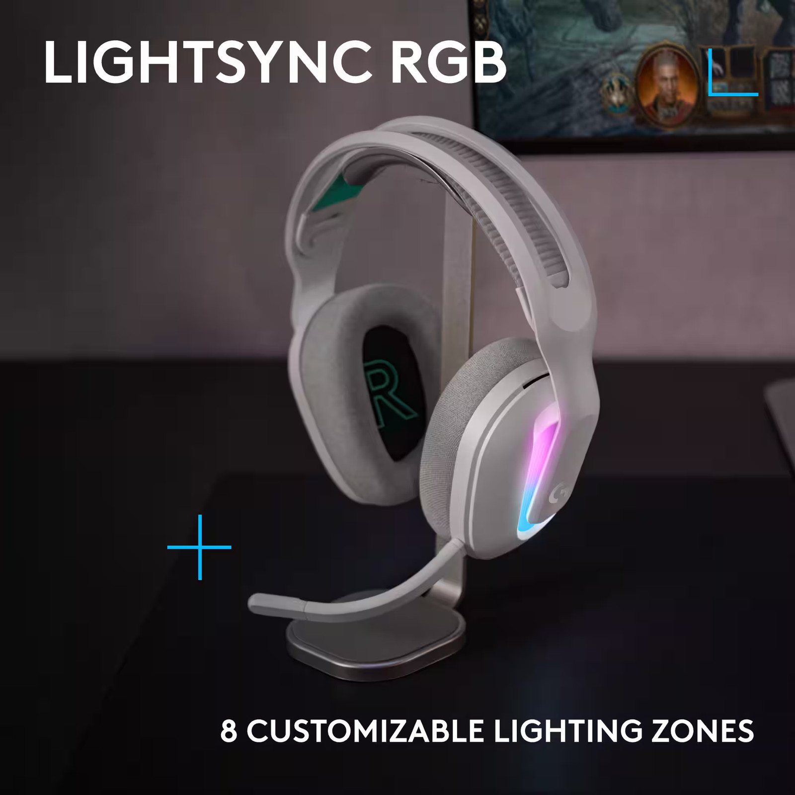 Logitech – G522 LIGHTSPEED Wireless Gaming Headset for PC – White