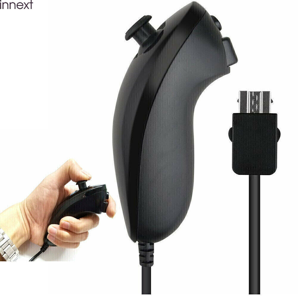 2 Pack 2in1 Motion Plus Remote and Nunchuck Controllers for Wii & Wii U Wiimote
