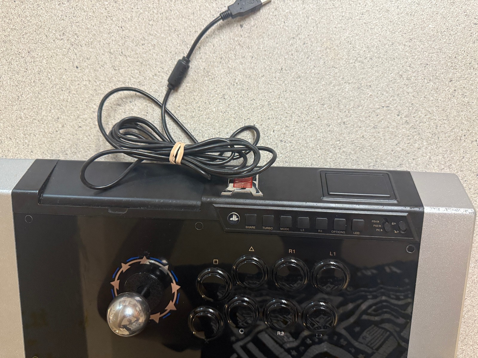 Qanba Obsidian USB Joystick for PlayStation 4 and PlayStation 3 and PC Q3-PS4-01