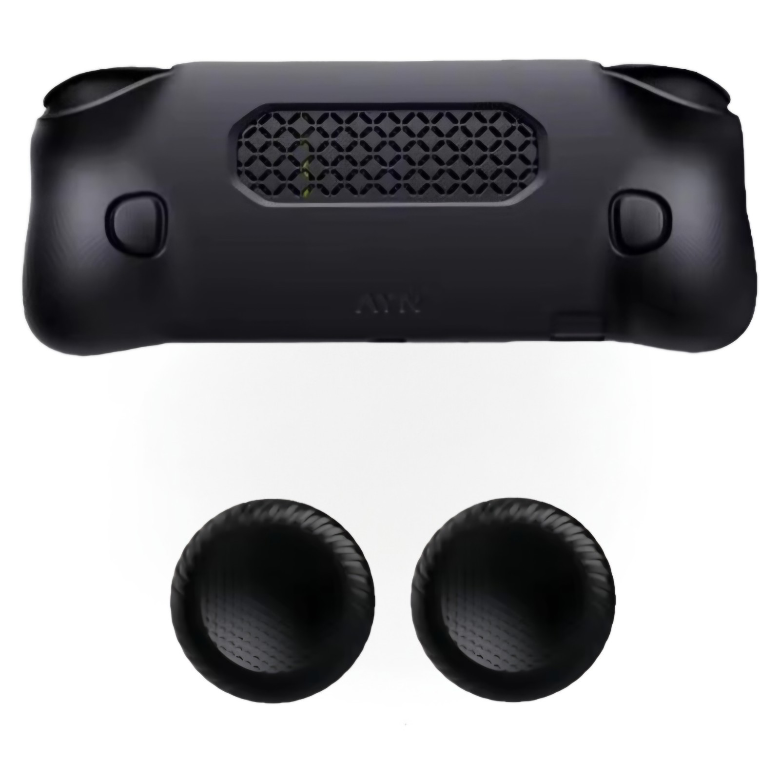 Accessories Pair For AYN Odin 2 Portal Black TPU Grip And Thumbsticks Black