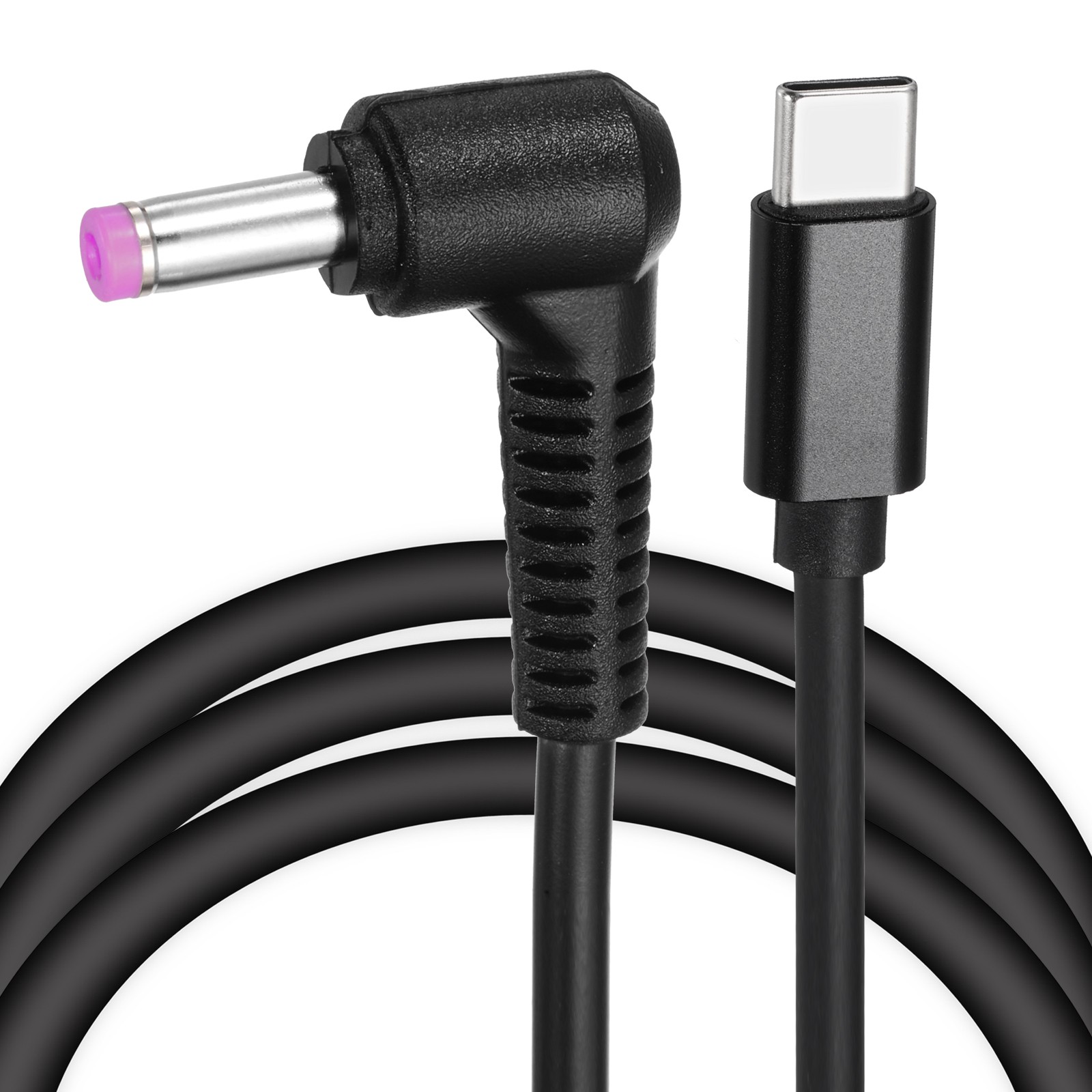5FT USB C to DC PD Power Fast Charging Cable, 4.8mmx1.7mm 60W/20V(Black)