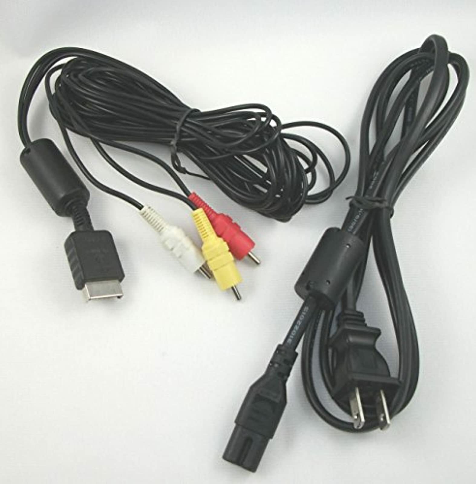 PS3 Hookup Connection Kit Power Cord Composite AV Cable For PlayStation 3 5Z
