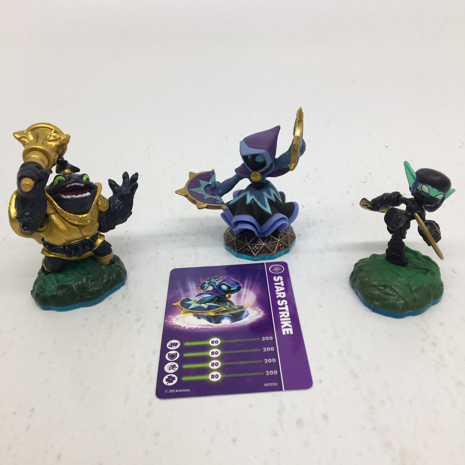 Skylanders Swap Force Figures- Star Strike, Ninja Stealth Elf, Legendary Zoo Lou