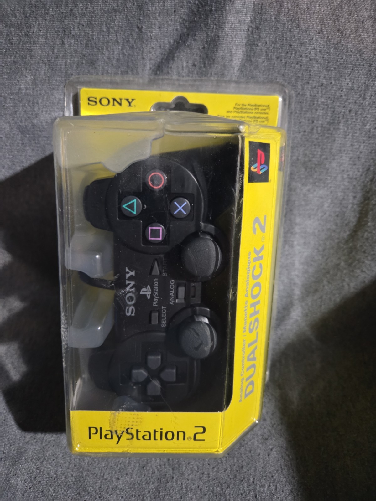 Sony PlayStation 2 Dual Shock Analog Controller – Black Brand New Sealed