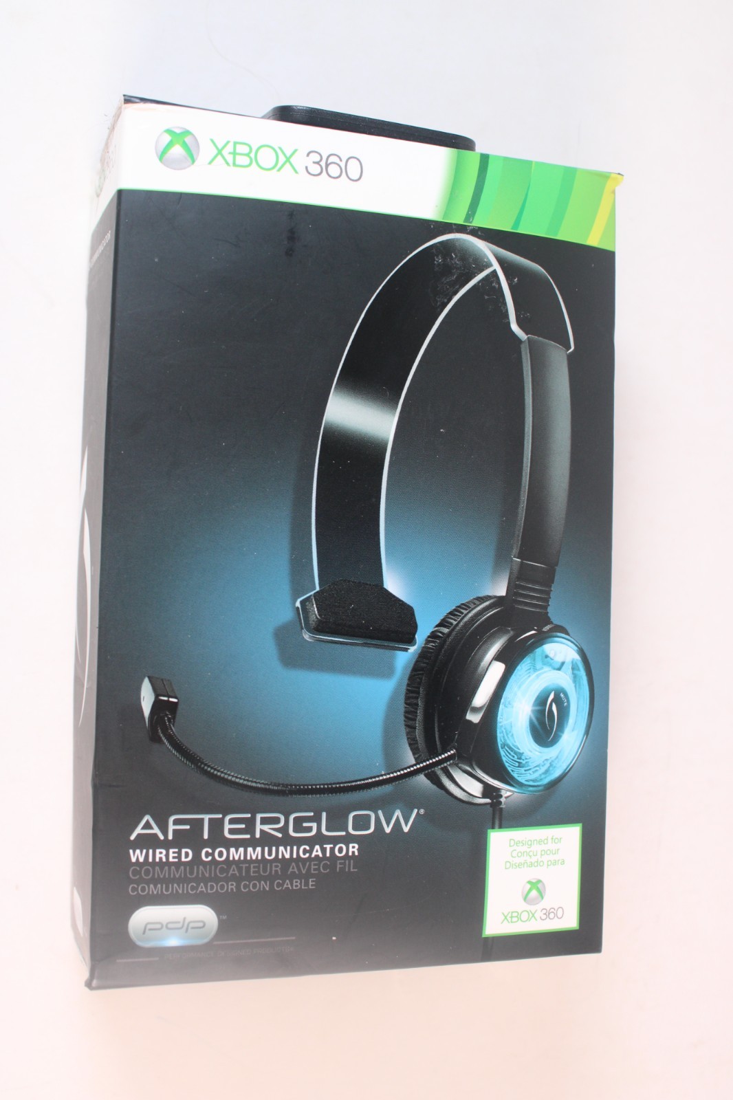 Xbox 360 Afterglow Wired Communicator Headset 2015 PDP – authentic