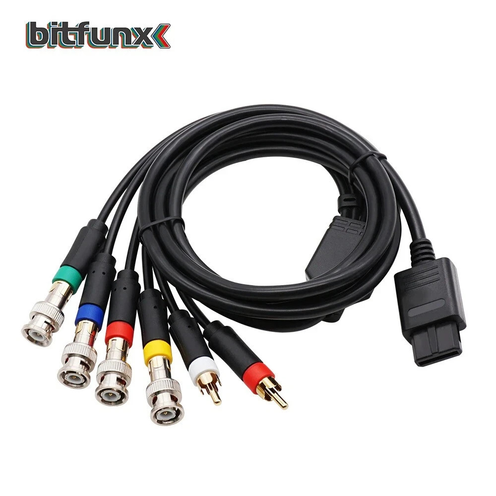 RGB/RGBS Composite Cable for N64 Nintendo 64 SFC SNES NGC Video Consoles