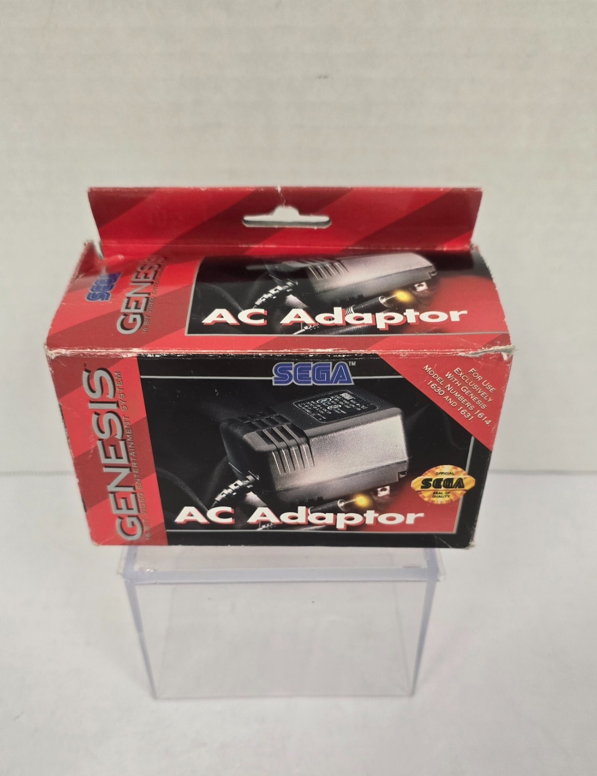 SEGA Genesis AC Adapter Original 1994 CIB *Factory Packaging*
